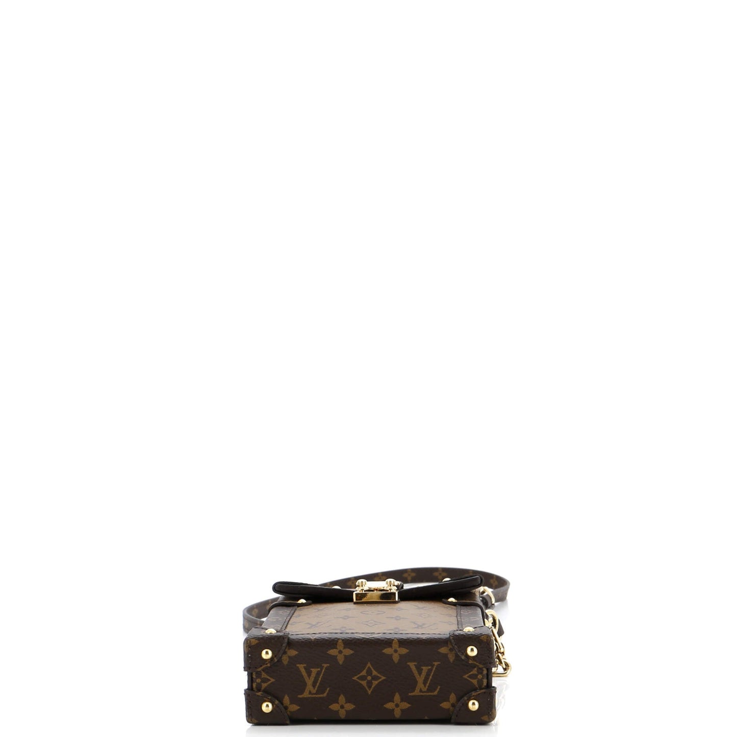 Louis Vuitton Vertical Trunk Pochette Reverse Monogram Canvas