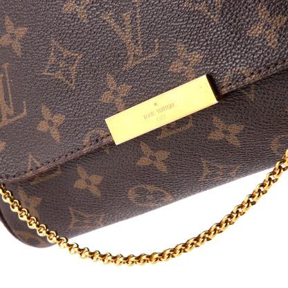 Louis Vuitton Favorite Handbag Monogram Canvas MM