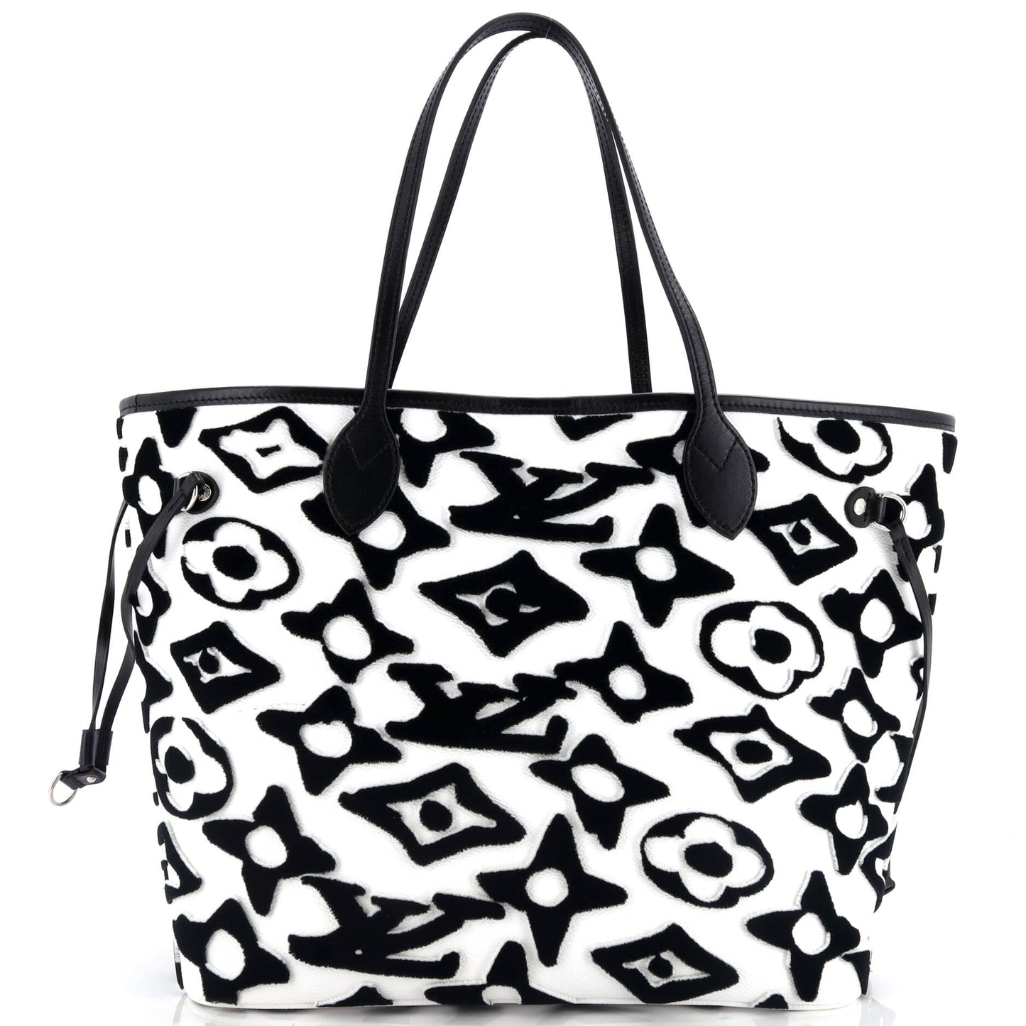 Louis Vuitton Neverfull NM Tote Limited Edition Urs Fischer Tufted Monogram Canvas MM
