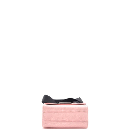 Louis Vuitton Sporty Twist Handbag Epi Leather with Logo Jacquard Strap PM