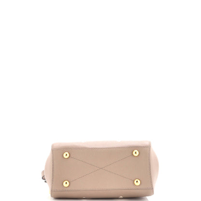 Louis Vuitton Montaigne Handbag Bicolor Monogram Empreinte Giant BB