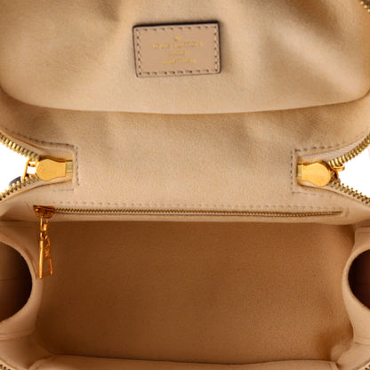 Louis Vuitton Vanity Handbag Bicolor Monogram Empreinte Giant PM