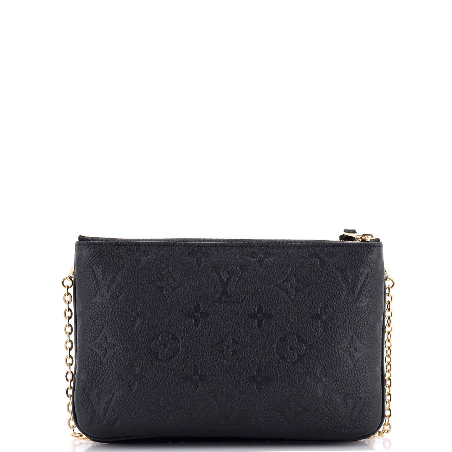 Louis Vuitton Double Zip Pochette Monogram Empreinte Leather