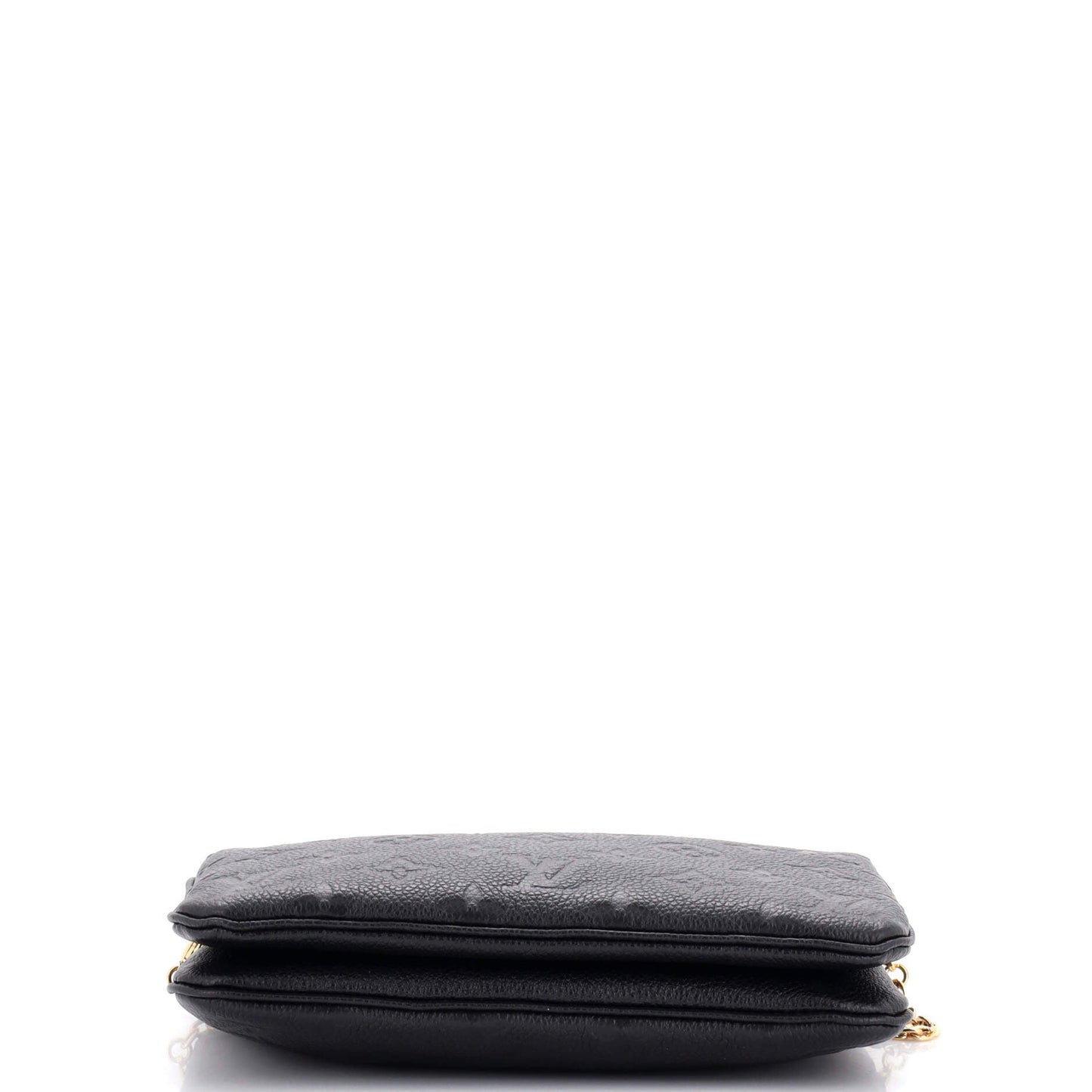 Louis Vuitton Double Zip Pochette Monogram Empreinte Leather