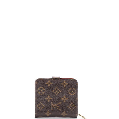 Louis Vuitton Compact Zippe Wallet Monogram Canvas
