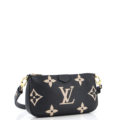 Louis Vuitton Multi Pochette Accessoires Bicolor Monogram Empreinte Giant