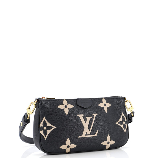 Louis Vuitton Multi Pochette Accessoires Bicolor Monogram Empreinte Giant