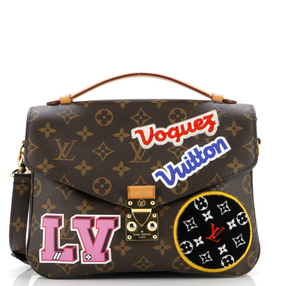 Louis Vuitton Pochette Metis Limited Edition Patches Monogram Canvas
