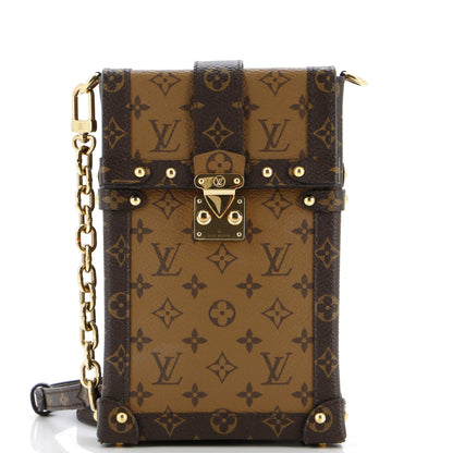 Louis Vuitton Vertical Trunk Pochette Reverse Monogram Canvas