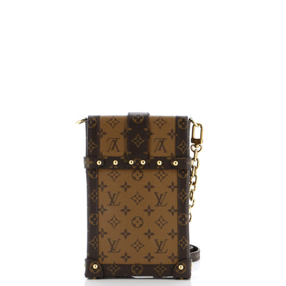 Louis Vuitton Vertical Trunk Pochette Reverse Monogram Canvas