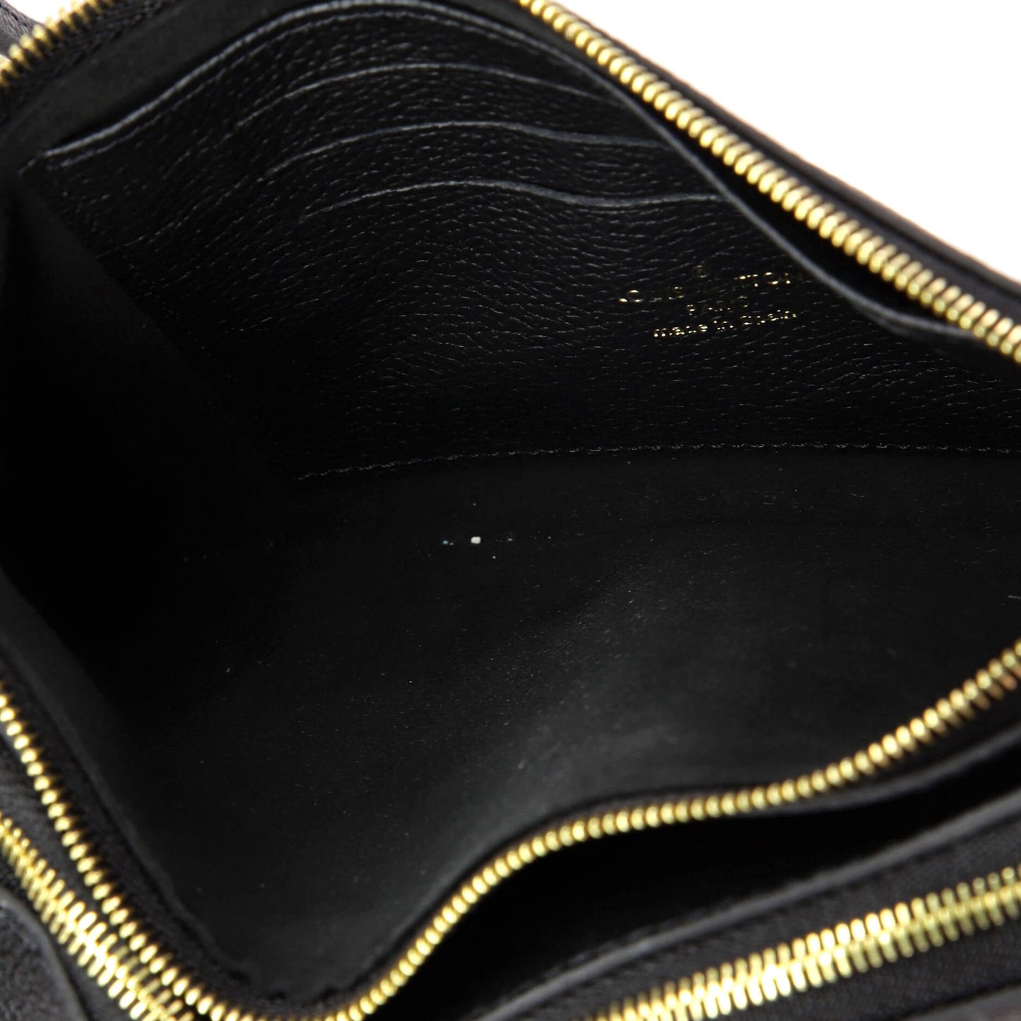 Louis Vuitton Double Zip Pochette Bicolor Monogram Empreinte Giant