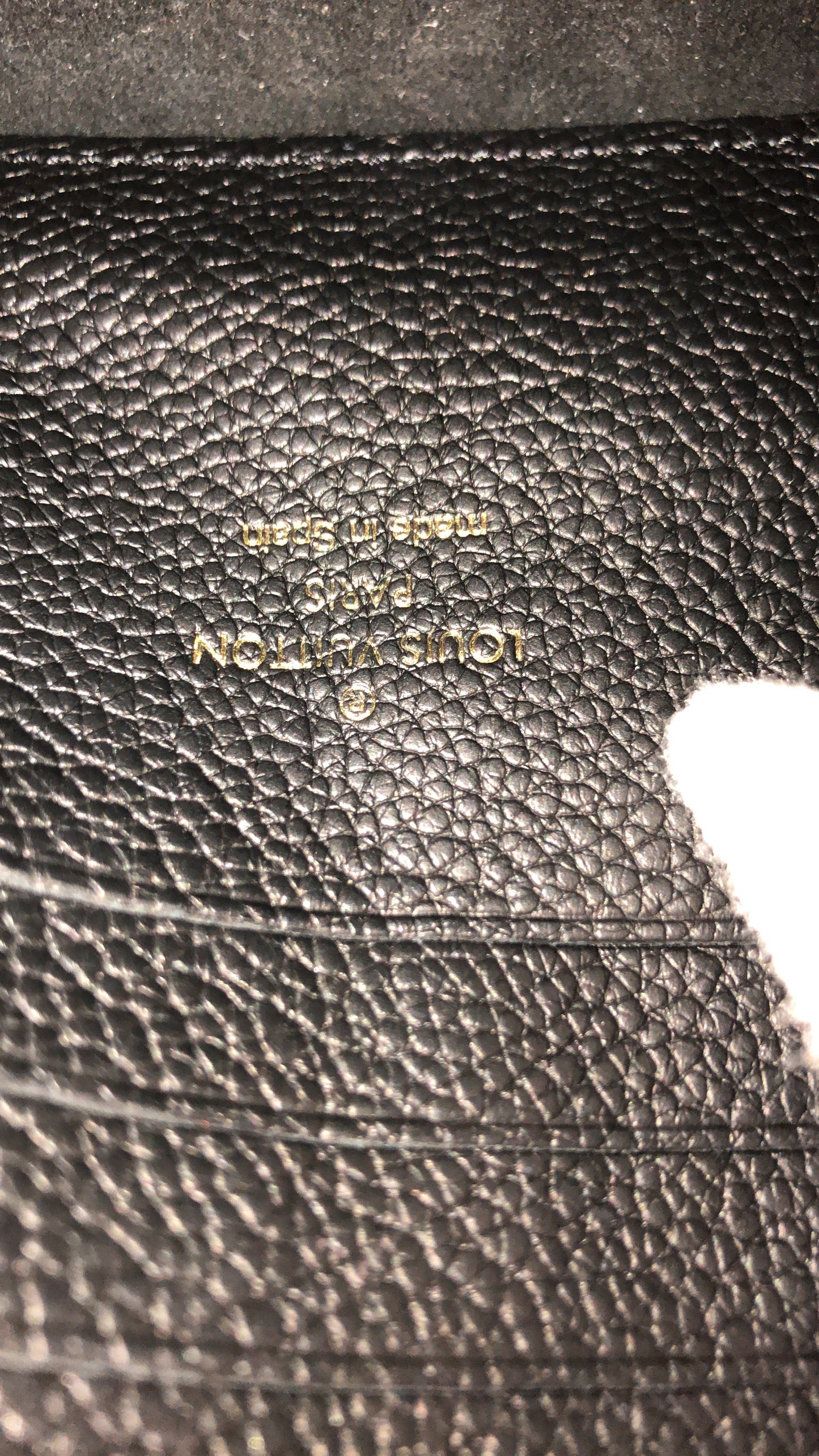 Louis Vuitton Double Zip Pochette Bicolor Monogram Empreinte Giant