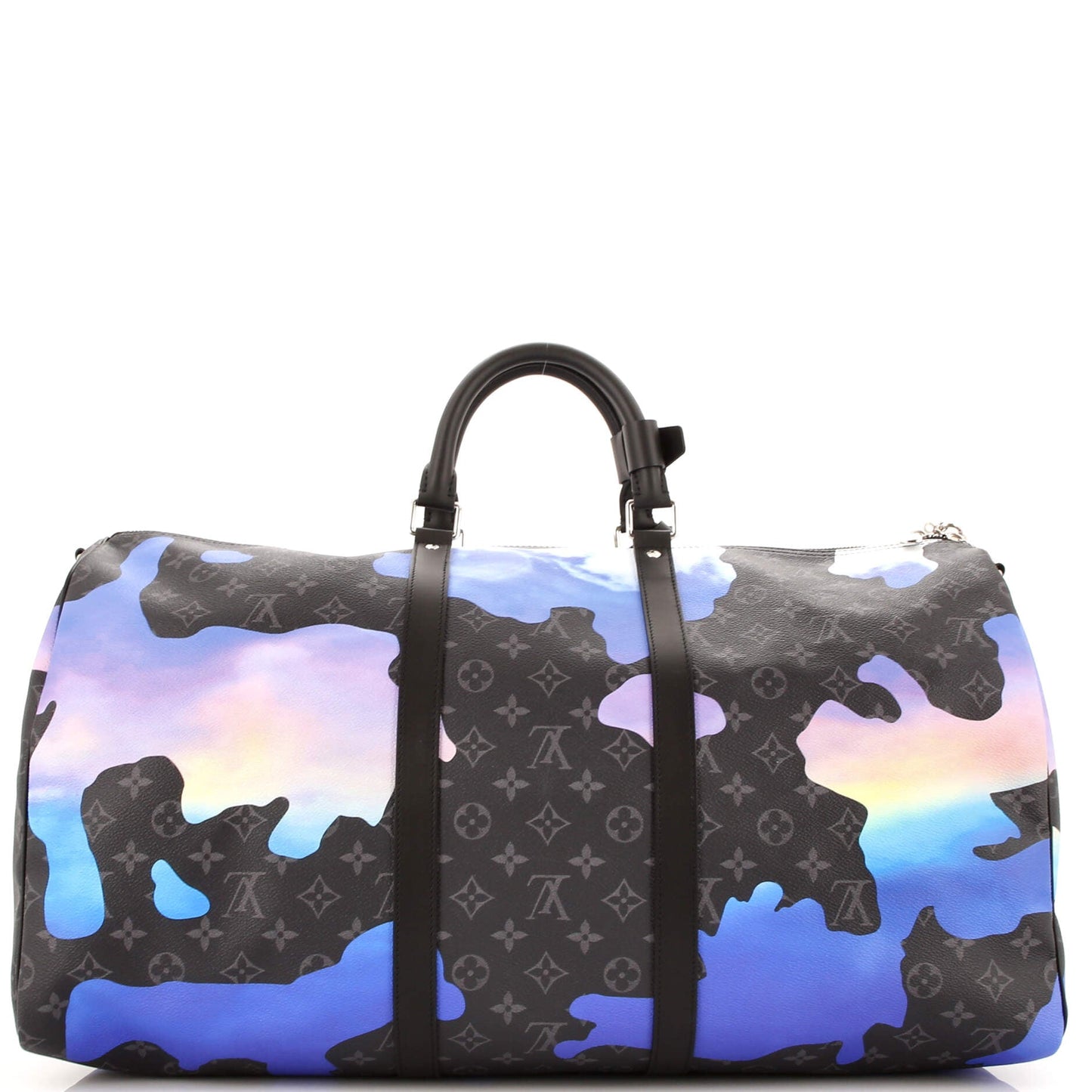 Louis Vuitton Keepall Bandouliere Bag Sunset Monogram Eclipse Canvas 55