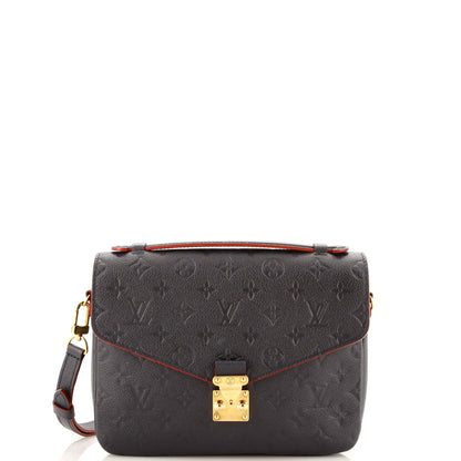 Louis Vuitton Pochette Metis Monogram Empreinte Leather East West