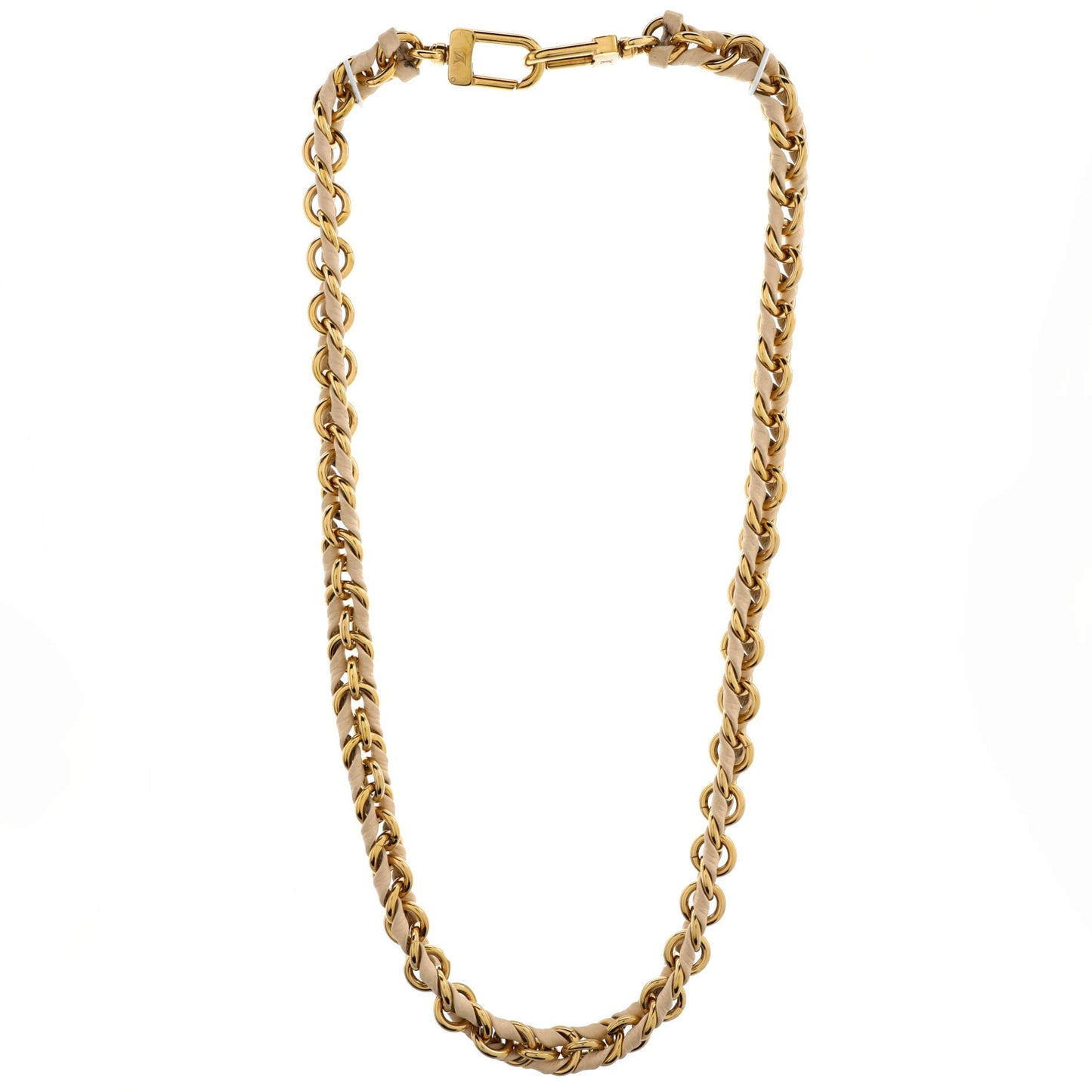 Louis Vuitton Multi Pochette Accessoires Woven Chain Strap Leather and Metal