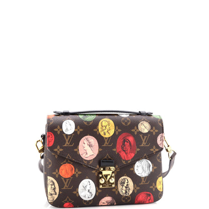 Louis Vuitton Pochette Metis Limited Edition Fornasetti Cameo Monogram Canvas