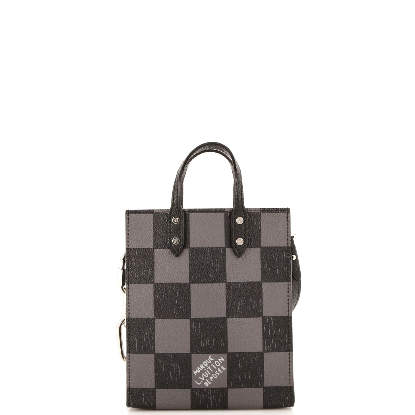 Louis Vuitton Sac Plat Bag Limited Edition Marque Deposee Damier Giant XS