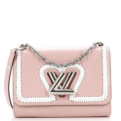 Louis Vuitton Twist Convertible Handbag Whipstitch Epi Leather MM