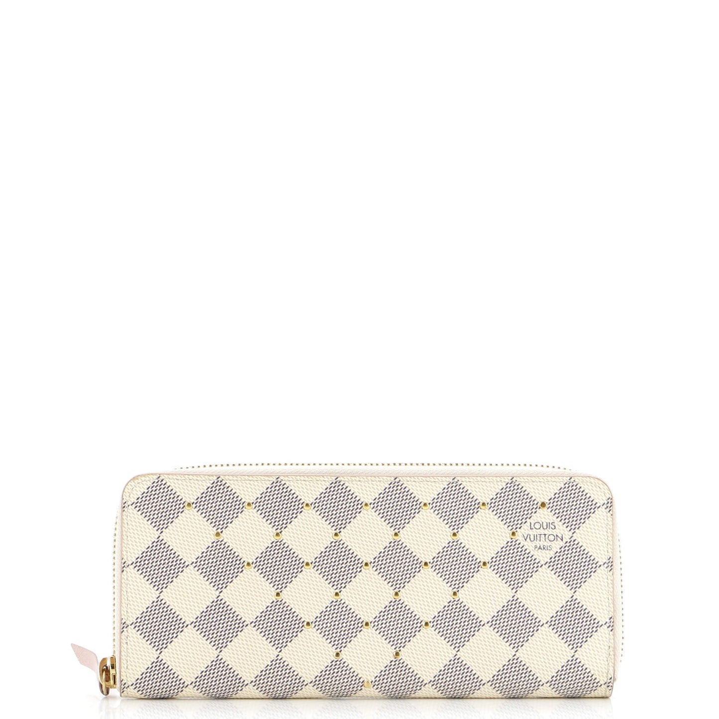 Louis Vuitton Clemence Wallet Studded Damier