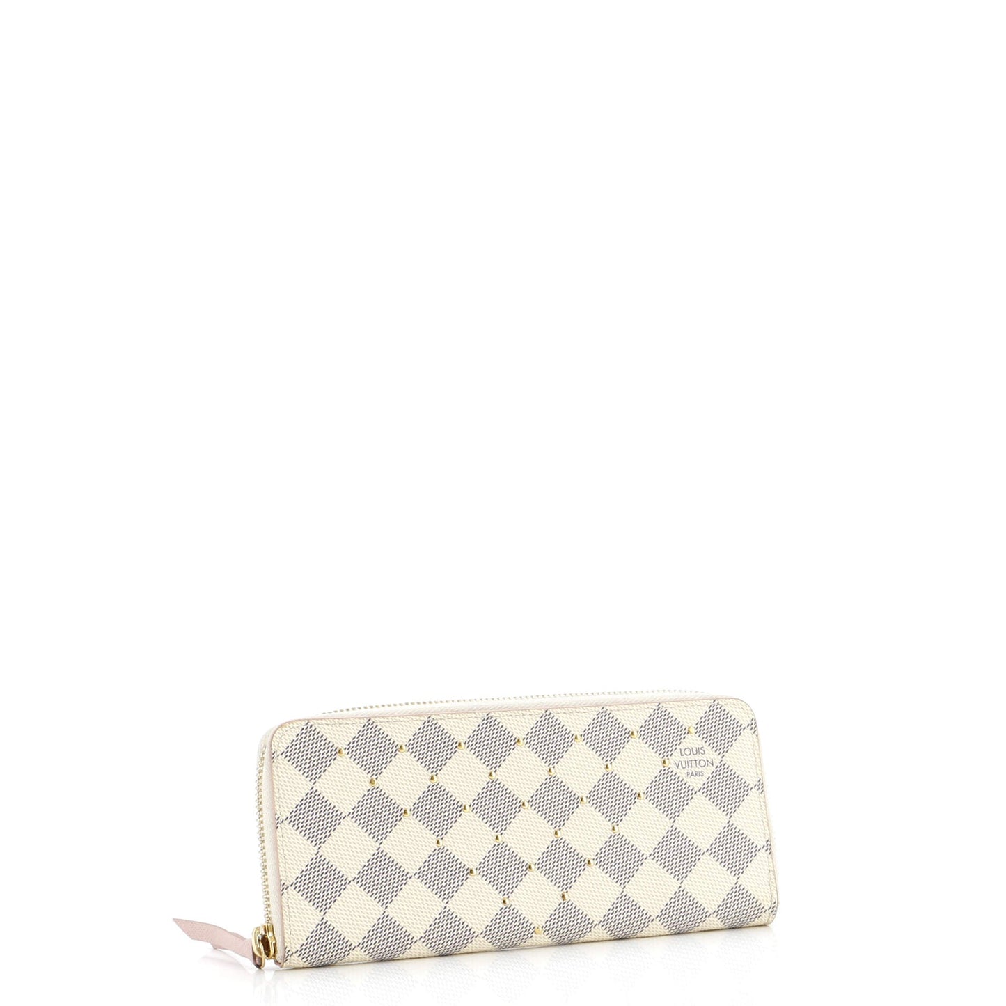 Louis Vuitton Clemence Wallet Studded Damier