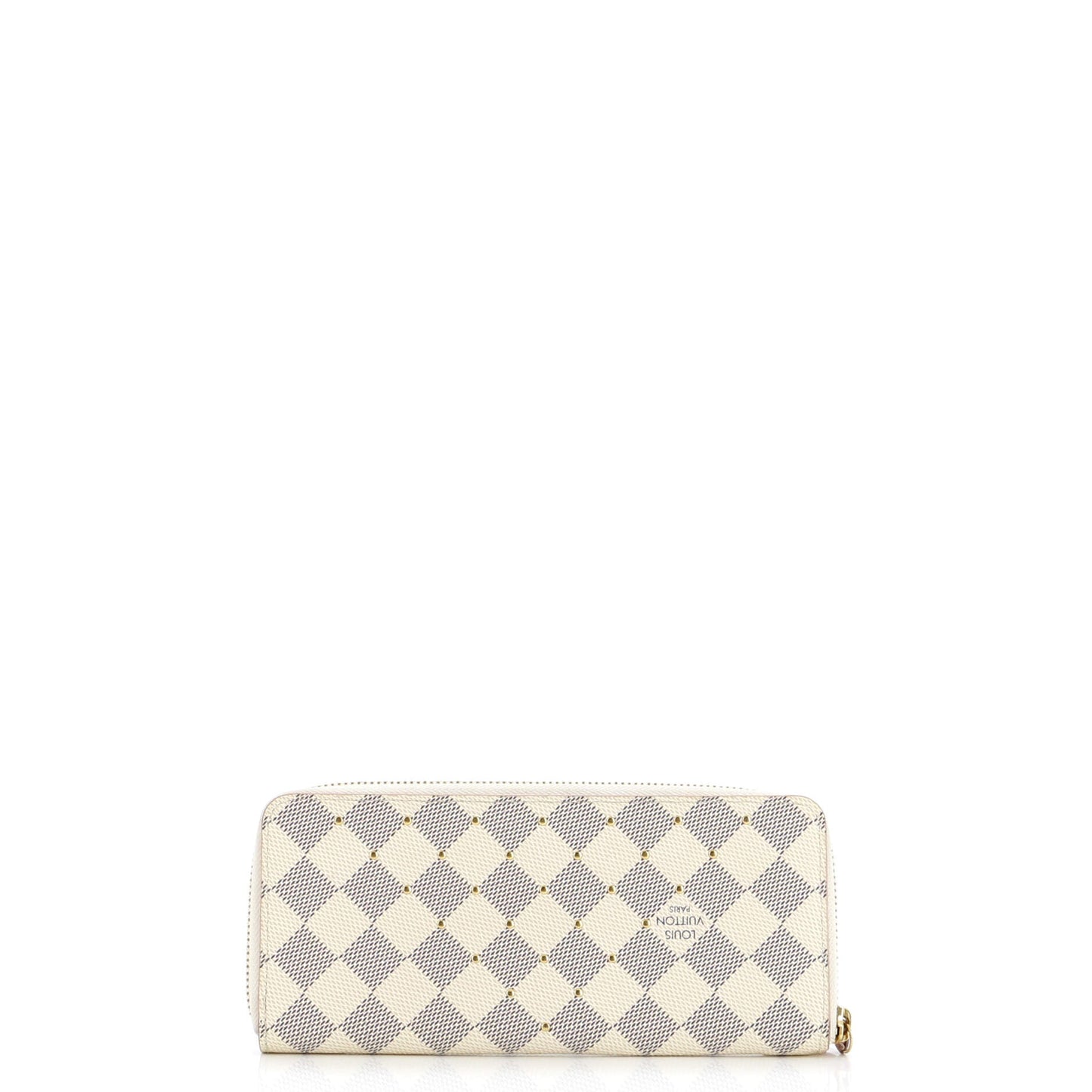 Louis Vuitton Clemence Wallet Studded Damier