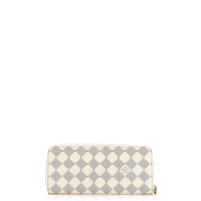 Louis Vuitton Clemence Wallet Studded Damier