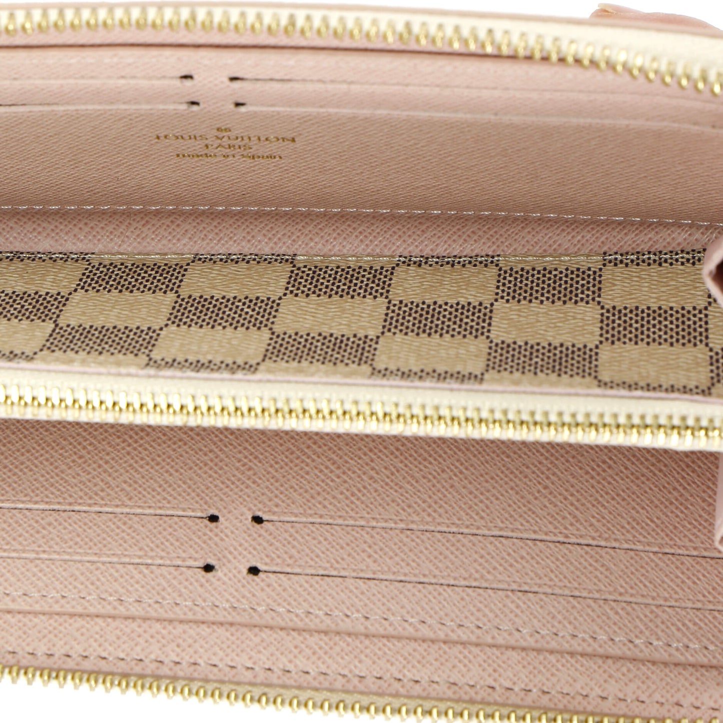 Louis Vuitton Clemence Wallet Studded Damier