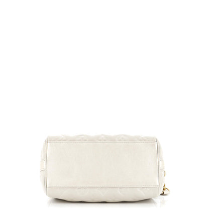 Louis Vuitton Speedy Bandouliere Bag Limited Edition Fall in Love Monogram Embossed Lambskin 22