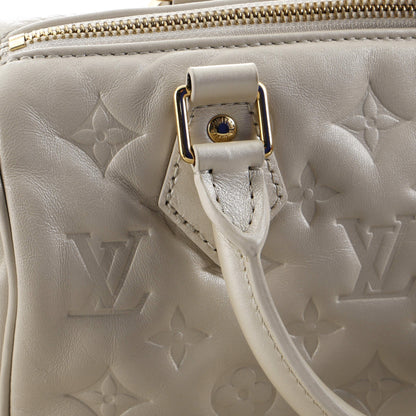 Louis Vuitton Speedy Bandouliere Bag Limited Edition Fall in Love Monogram Embossed Lambskin 22