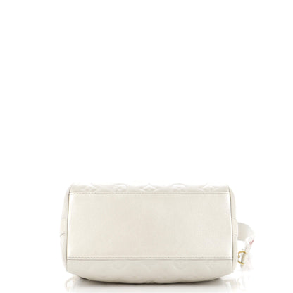 Louis Vuitton Speedy Bandouliere Bag Limited Edition Fall in Love Monogram Embossed Lambskin 22