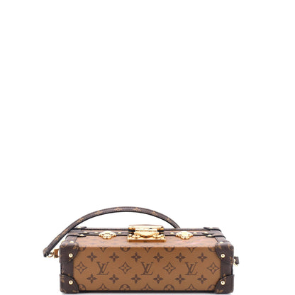 Louis Vuitton Petite Malle Handbag Reverse Monogram Canvas