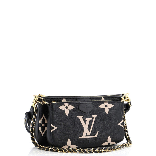 Louis Vuitton Multi Pochette Accessoires Bicolor Monogram Empreinte Giant