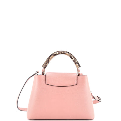 Louis Vuitton Capucines Bag Leather with Python BB