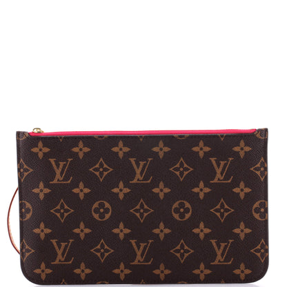 Louis Vuitton Neverfull Pochette Monogram Canvas Large