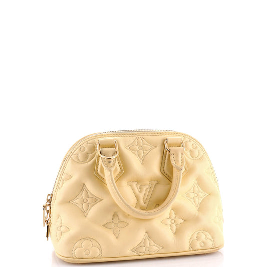 Louis Vuitton Alma Handbag Bubblegram Leather BB