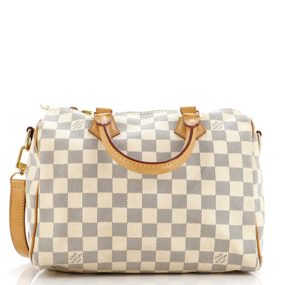 Louis Vuitton Speedy Bandouliere Bag Damier 25