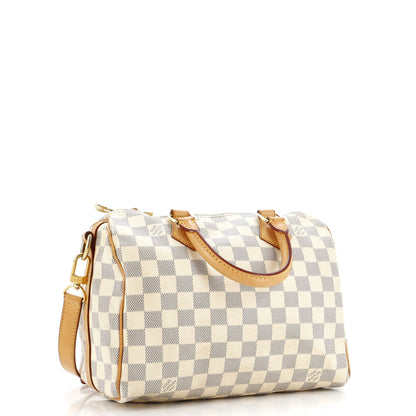 Louis Vuitton Speedy Bandouliere Bag Damier 25