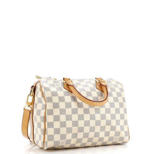 Louis Vuitton Speedy Bandouliere Bag Damier 25