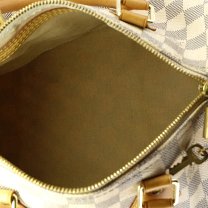 Louis Vuitton Speedy Bandouliere Bag Damier 25
