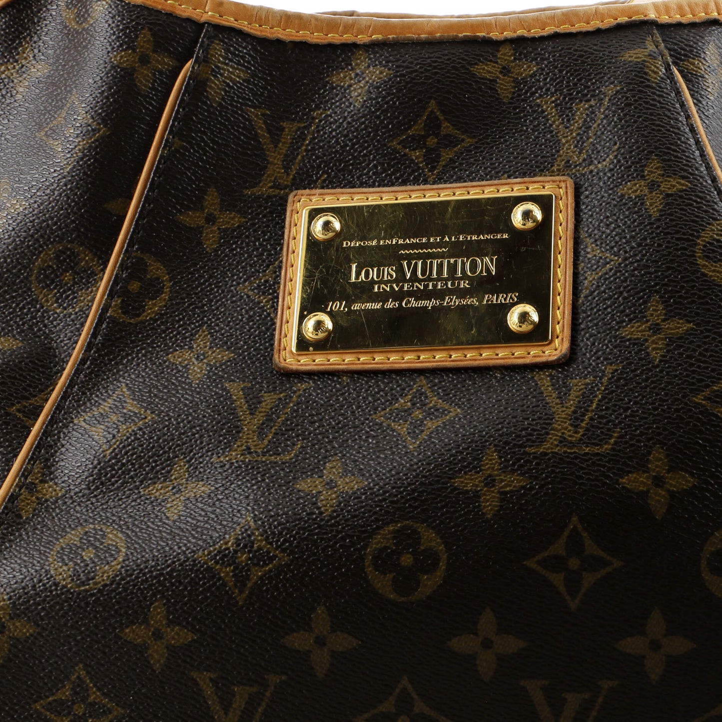 Louis Vuitton Galliera Handbag Monogram Canvas PM