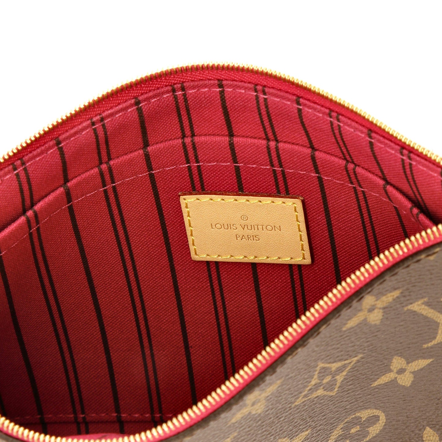 Louis Vuitton Neverfull Pochette Monogram Canvas Large