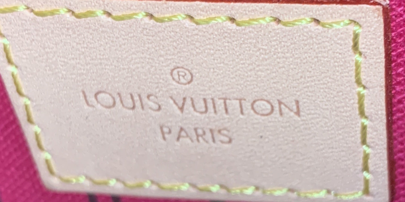 Louis Vuitton Neverfull Pochette Monogram Canvas Large