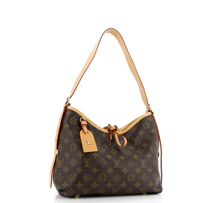 Louis Vuitton CarryAll Hobo Monogram Canvas PM
