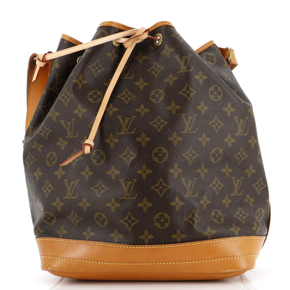 Louis Vuitton Noe Handbag Monogram Canvas Large