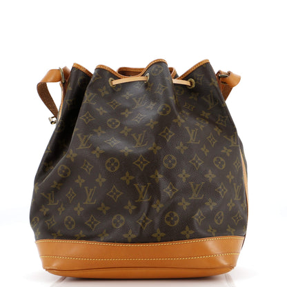 Louis Vuitton Noe Handbag Monogram Canvas Large