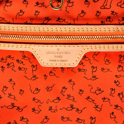 Louis Vuitton Neverfull NM Tote Limited Edition Grace Coddington Catogram Canvas MM