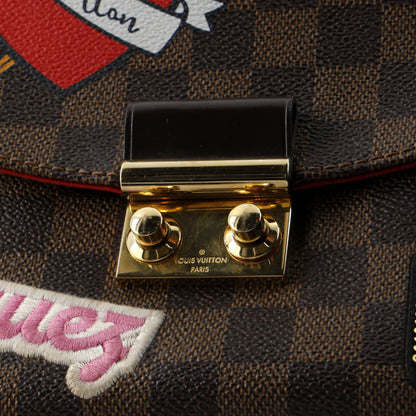 Louis Vuitton Croisette Handbag Limited Edition Patches Damier