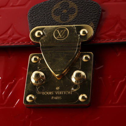 Louis Vuitton Spring Street NM Handbag Monogram Vernis with Monogram Canvas and Epi Leather