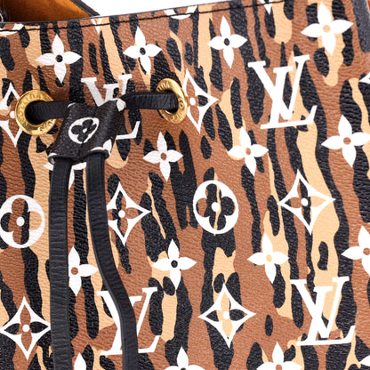 Louis Vuitton NeoNoe Handbag Limited Edition Jungle Monogram Giant