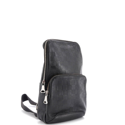 Louis Vuitton Avenue Sling Bag Damier Infini Leather